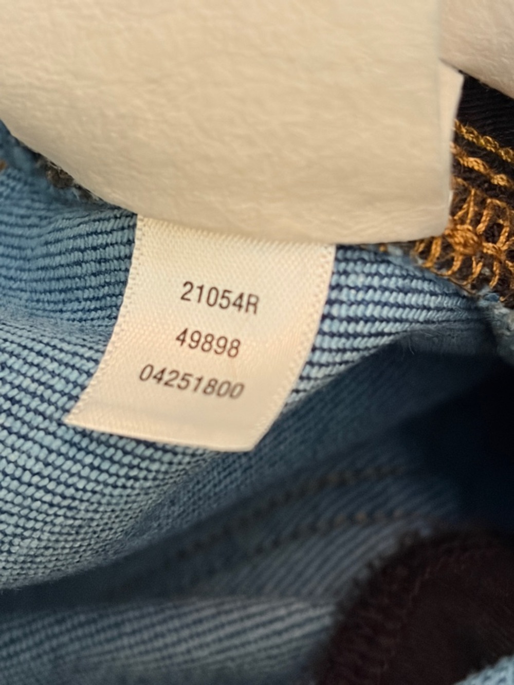 SPANXSHAPE® EVERYWEAR CROPPED WASHED BLUE WIDE LEG JEANS size large - Picture 10 of 10